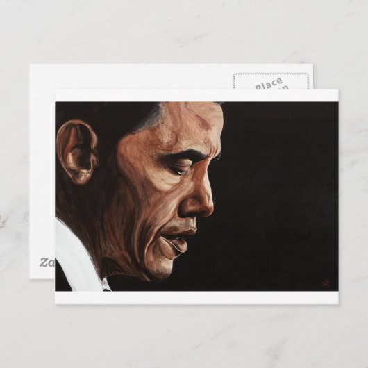 Obama Briefkaart (Voorkant / Achterkant)