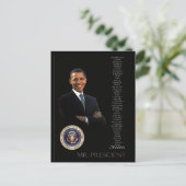 Obama Briefkaart (Staand voorkant)