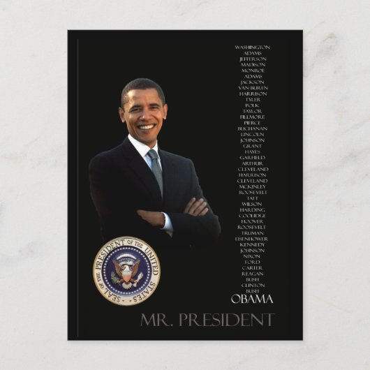 Obama Briefkaart (Voorkant)