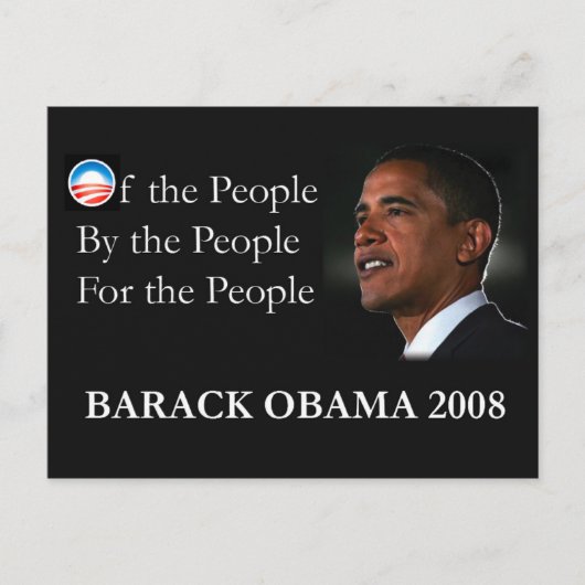 Obama Briefkaart (Voorkant)