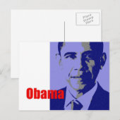 Obama Briefkaart (Voorkant / Achterkant)
