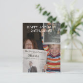 Obama briefkaart (Staand voorkant)