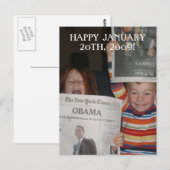 Obama briefkaart (Voorkant / Achterkant)