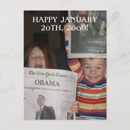 Obama briefkaart (Voorkant)