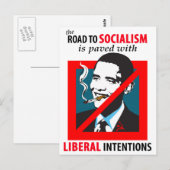 Obama: Briefkaart over de weg naar het socialisme (Voorkant / Achterkant)