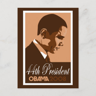 Obama Brown 44e President Briefkaart 3