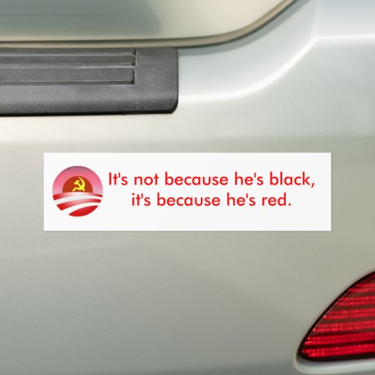 Obama Bumpersticker (Op auto)