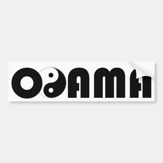 OBAMA BUMPERSTICKER (Voorkant)