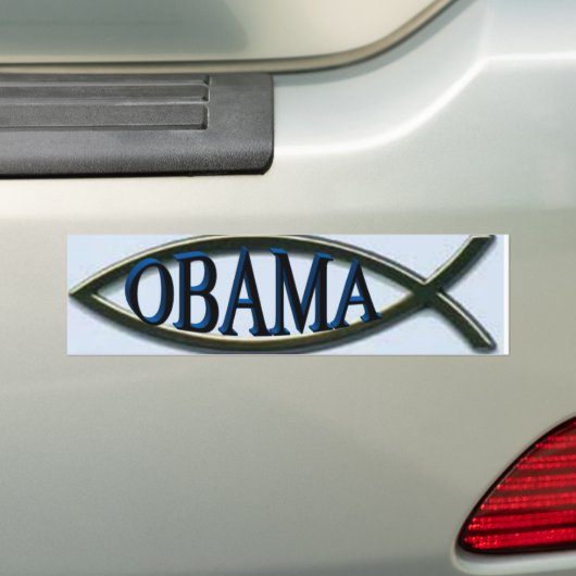OBAMA BUMPERSTICKER (Op auto)