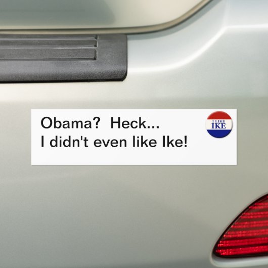 Obama? Bumpersticker (Op auto)