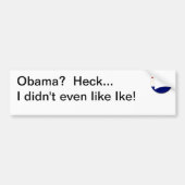 Obama? Bumpersticker (Voorkant)