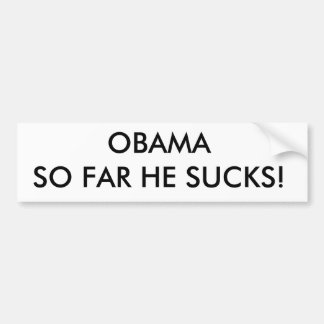 OBAMA                                          ... BUMPERSTICKER