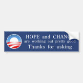 Obama Bumpersticker (Voorkant)