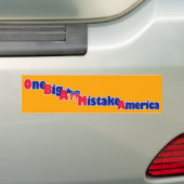 Obama Bumpersticker (Op auto)