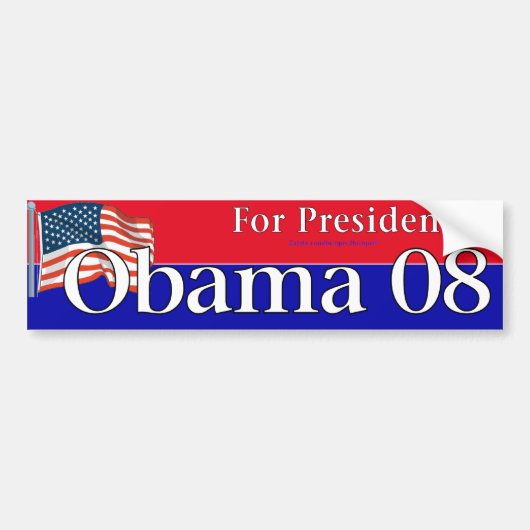 Obama Bumpersticker (Voorkant)
