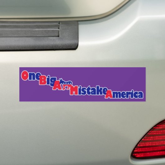 Obama Bumpersticker (Op auto)
