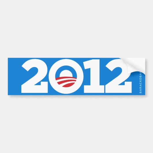 Obama Bumpersticker 2012 (Voorkant)