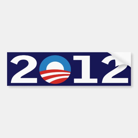 Obama Bumpersticker 2012 (Voorkant)