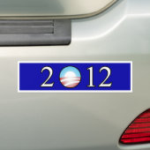Obama Bumpersticker 2012 (Op auto)