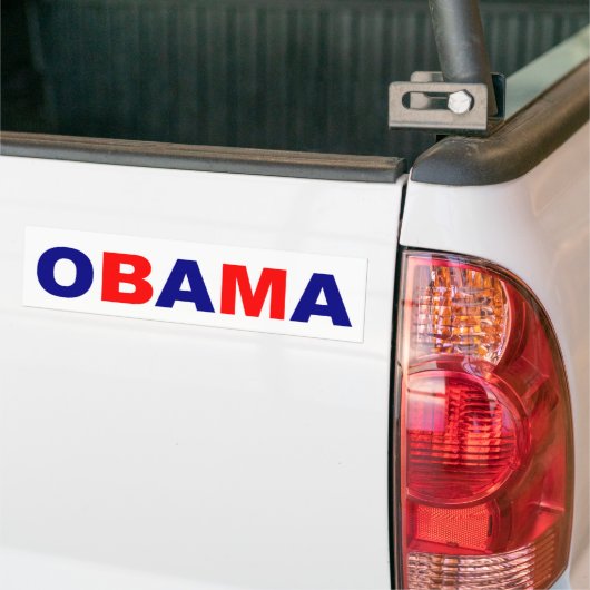 OBAMA-Bumpersticker Bumpersticker (Op Truck)
