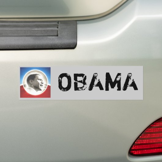 OBAMA-Bumpersticker Bumpersticker (Op auto)