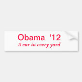 Obama-bumpersticker Bumpersticker (Voorkant)