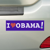 OBAMA-BUMPERSTICKER BUMPERSTICKER (Op auto)