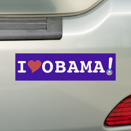 OBAMA-BUMPERSTICKER BUMPERSTICKER (Op auto)