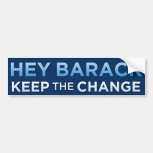 Obama-Bumpersticker 'Hou de verandering' Bumpersticker
