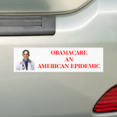 Obama-Bumpersticker (Obamacare Anti-Obama) Bumpersticker (Op auto)