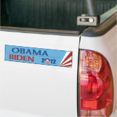 Obama - Bumpersticker van Biden 2012 (Op Truck)