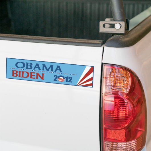 Obama - Bumpersticker van Biden 2012 (Op Truck)