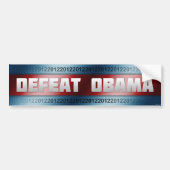Obama-Bumpersticker verwerpen Bumpersticker (Voorkant)