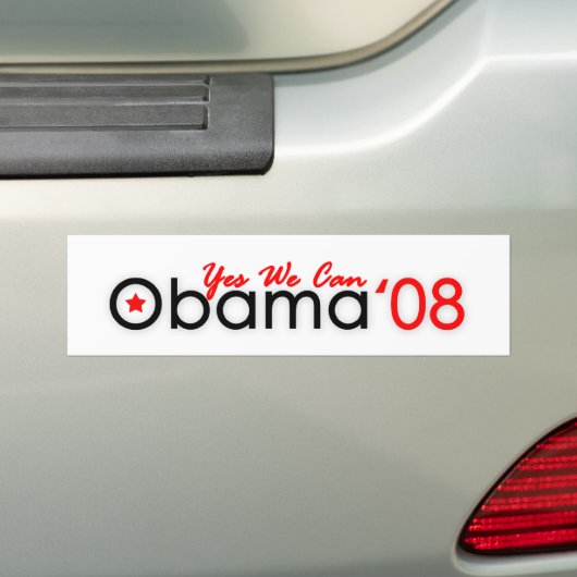 Obama Bumperstickers (Op auto)
