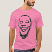 Obama Burnout Fit-Shirt T-shirt (Voorkant)