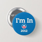 Obama Button 2012 (Voorkant /achterkant)