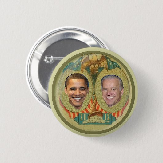 Obama Button 2012 (Voorkant /achterkant)