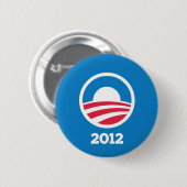 Obama Button 2012 (Voorkant /achterkant)