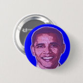 OBAMA-Button Ronde Button 5,7 Cm (Voorkant /achterkant)