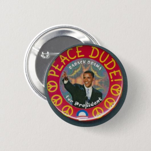 OBAMA-BUTTON RONDE BUTTON 5,7 CM (Voorkant /achterkant)