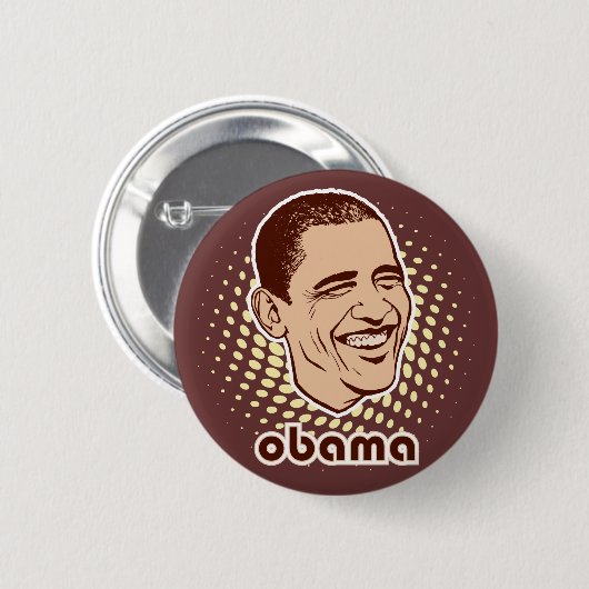 Obama-Button Ronde Button 5,7 Cm (Voorkant /achterkant)