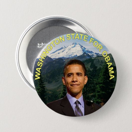 OBAMA-BUTTON RONDE BUTTON 7,6 CM (Voorkant /achterkant)