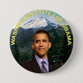 OBAMA-BUTTON RONDE BUTTON 7,6 CM (Voorkant)