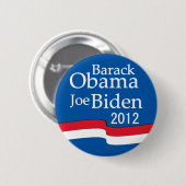 Obama - Button van Biden 2012 (Voorkant /achterkant)