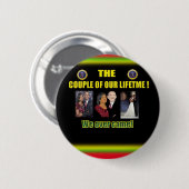 OBAMA-BUTTONNEN! RONDE BUTTON 5,7 CM (Voorkant /achterkant)