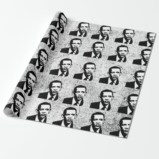 Obama Cadeaupapier (Uitgerold)