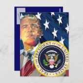 Obama cadeaus 3 briefkaart (Voorkant / Achterkant)