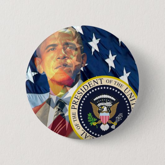 Obama cadeaus 3 ronde button 5,7 cm (Voorkant)