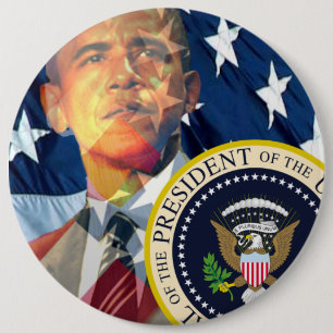 Obama cadeaus 3 ronde button 6,0 cm