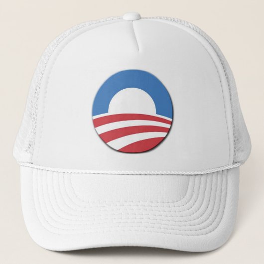 Obama Campagne Baseball Hat Trucker Pet (Voorkant)